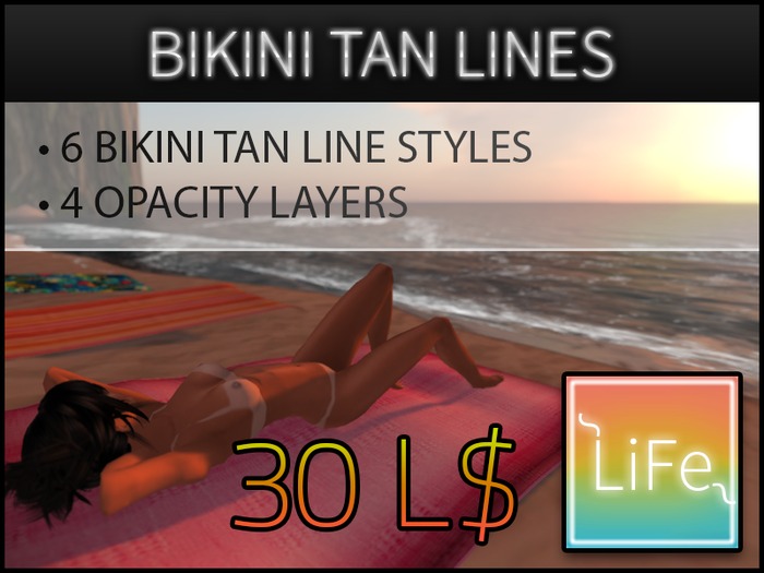 Second Life Marketplace LiFe Bikini Tan Line Pack second-life-marketplace-life-bikini-tan-line-pack