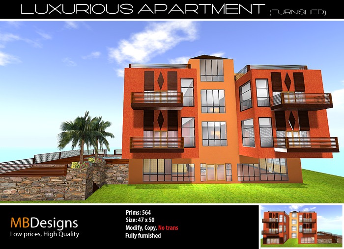 Luxurious Apartment - Furnished