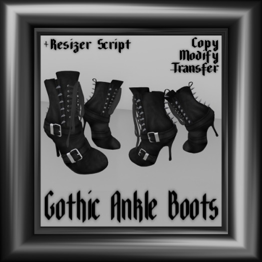 Mekky's Gothic Ankle Boots