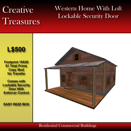 Western Home With Loft