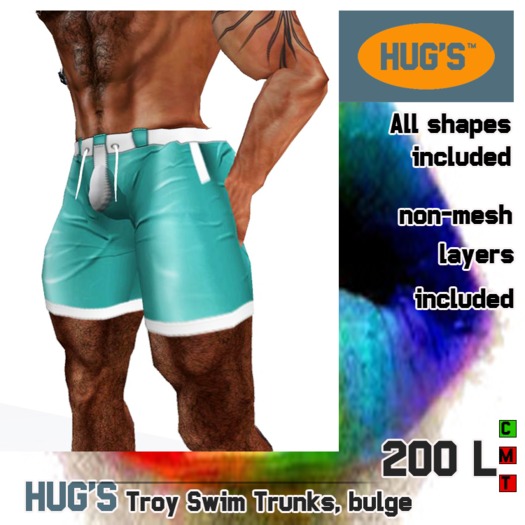 HUG'S Troy Swim Trunks