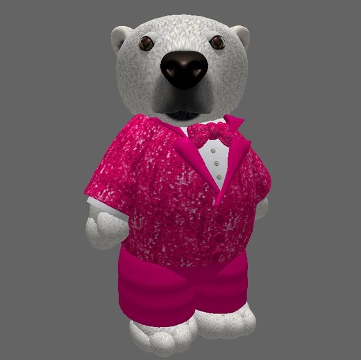 Tiny Guys Hot Pink Sequin Tux