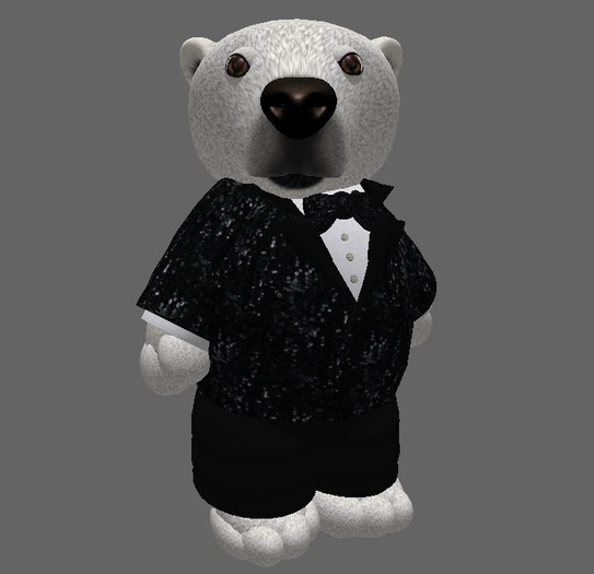 Tiny Guys Black Sequin Tux