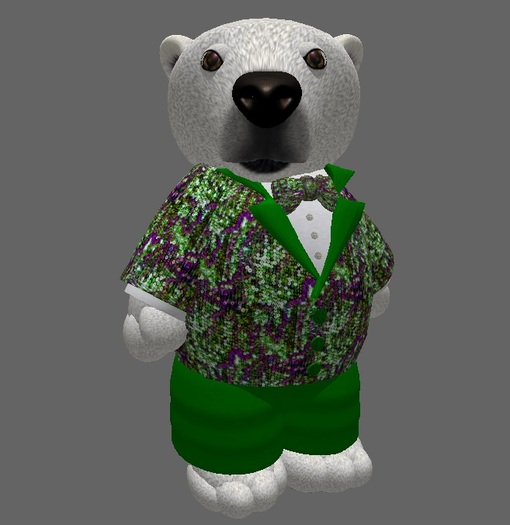 Tiny Guys Green&Purple Sequin Tux