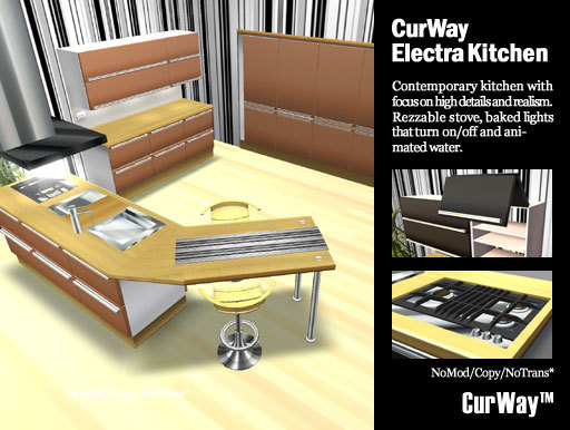 CurWay Electra Terracotta kitchen 