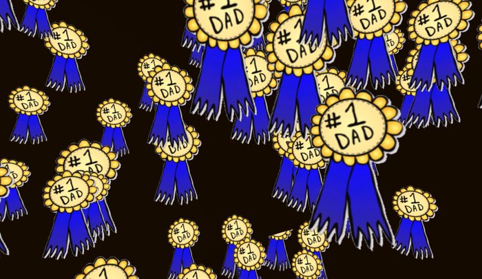 Father's Day Poofer - #1 DAD (Boxed)