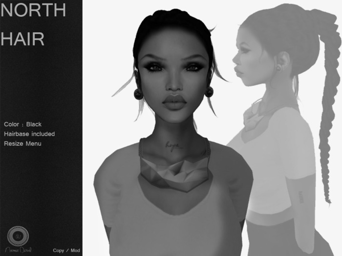 DEMO N O R T H Hair Dark - By Naomie Dirval