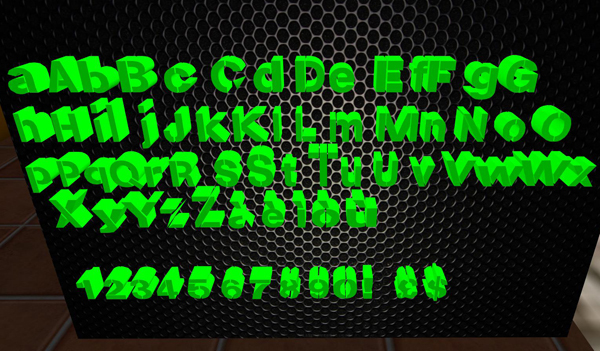 kimphoto 3D Alphabet Absolut