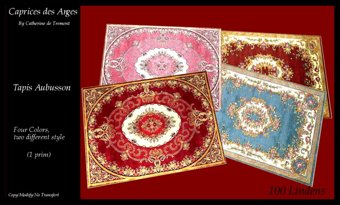 Boite tapis Aubusson