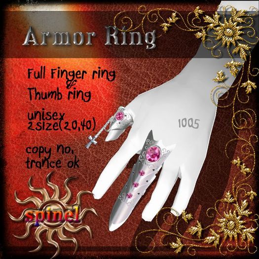 Armor Ring(spinel)-1005 