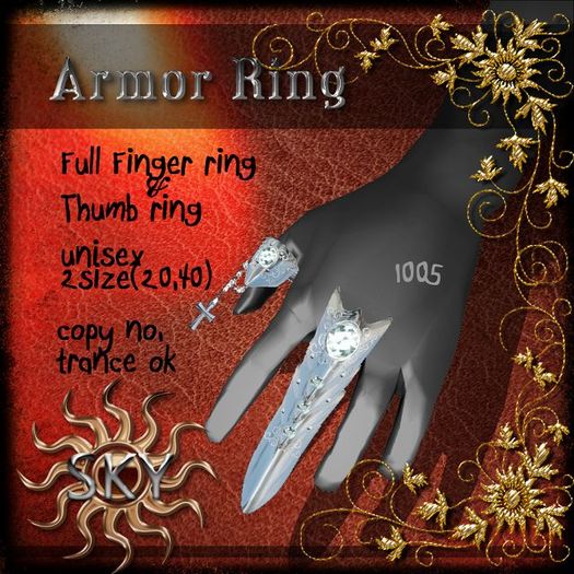 Armor Ring(sky)-1005