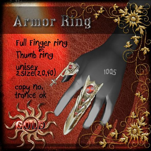 Armor Ring(silver)-1005