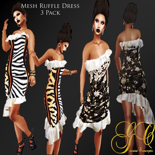 (CC) Mesh Ruff Ruff Dres v6.29 3 pack Boxed