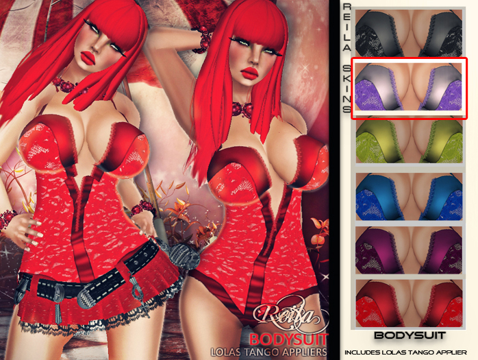 Reila ::: Bodysuit (purple) 