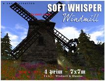 Cae.B - Soft Whisper -Windmill - 4 prim [Mesh viewer]