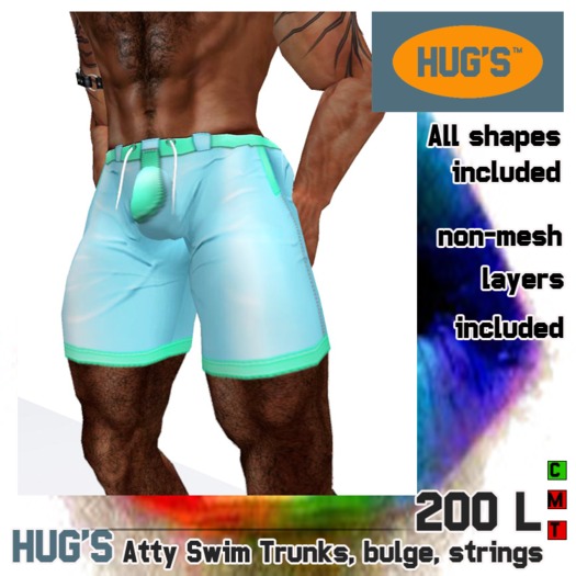 HUG'S Atty Swim Trunks