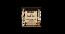 Vintage root beer can lable ful perms texture
