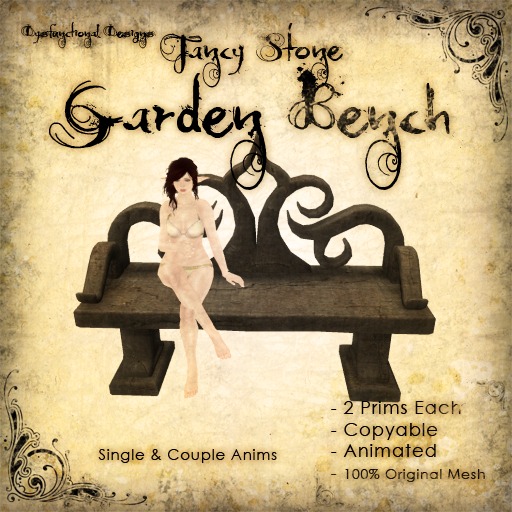 [DDD] Stone Garden Bench