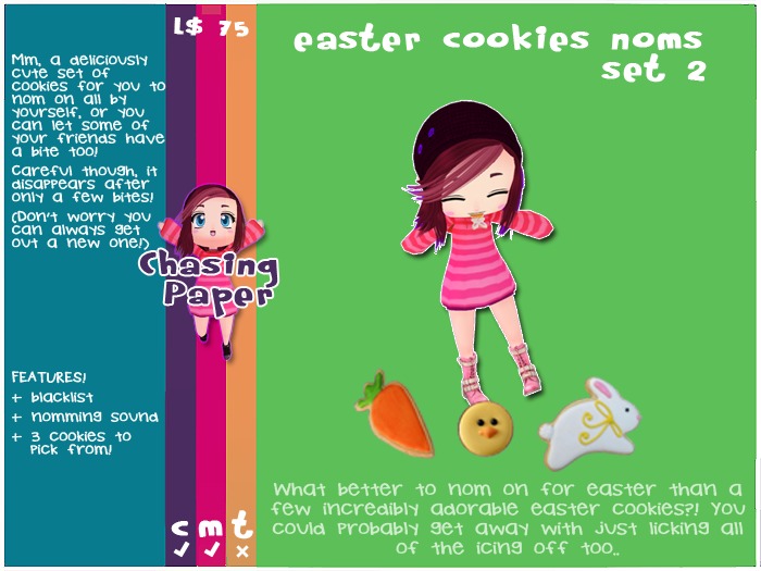 [ CP ] Easter Cookies Noms (Set 2)