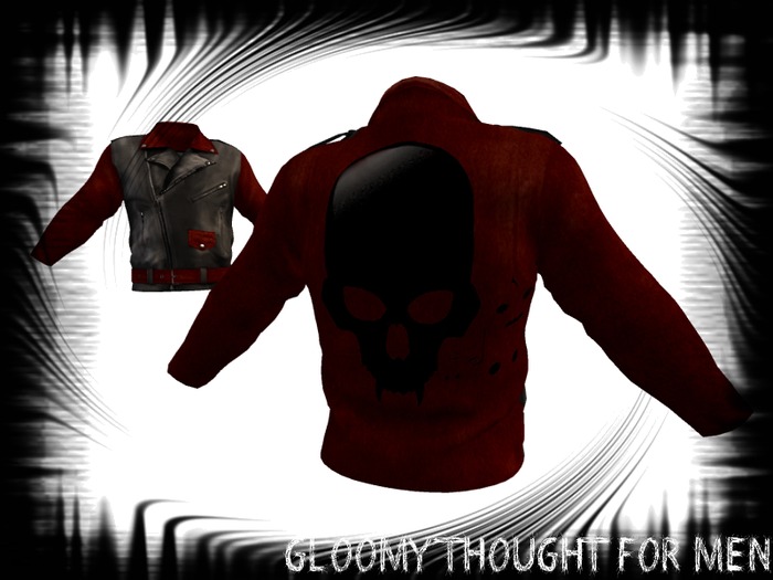 ^^GT^^ Red Leather&Velour Vest