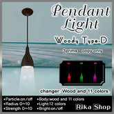 Pendant Light woody A