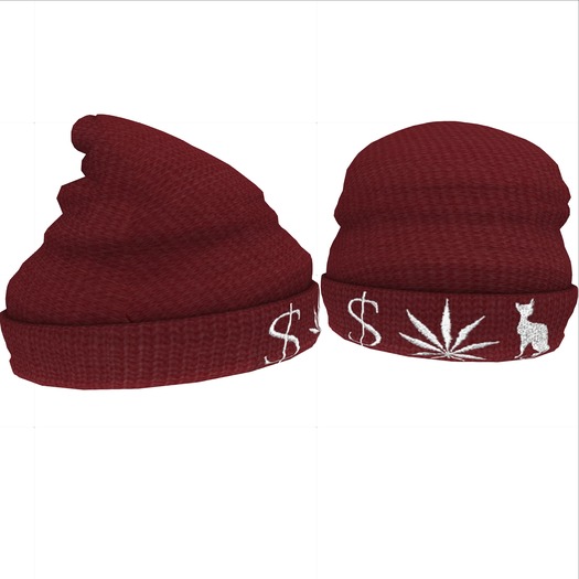 [Gold] Money weed cat Red