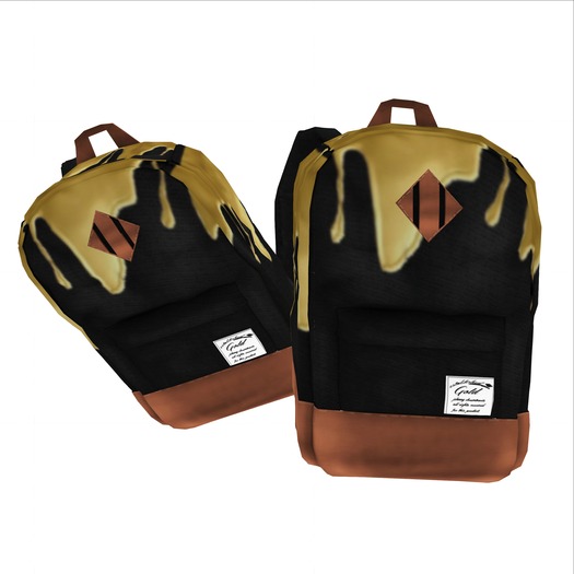 [Gold] Heritage backpack Gold Drip