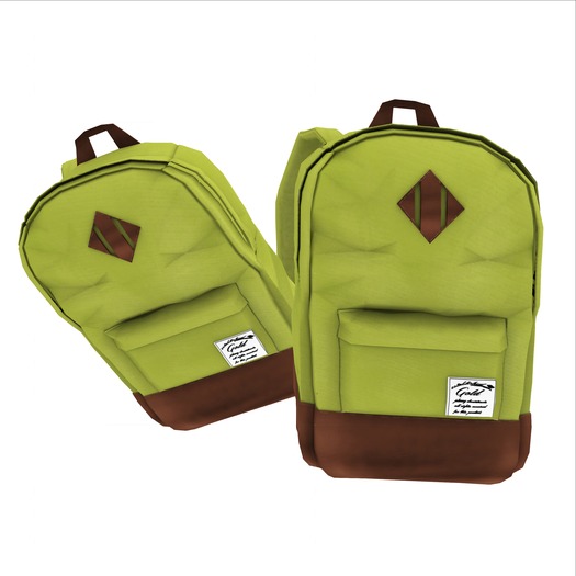 [Gold] Heritage backpack Lime