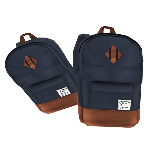 [Gold] Heritage backpack Blue