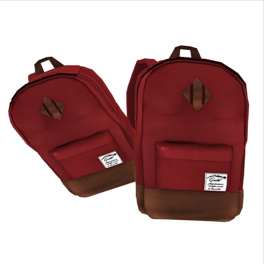 [Gold] Heritage backpack Red