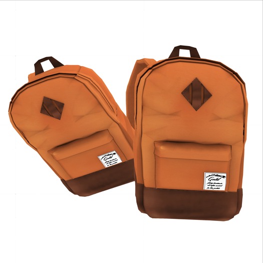 [Gold] Heritage backpack Orange