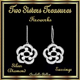 TST - FIREWORKS DIAMOND EARRINGS SILVER