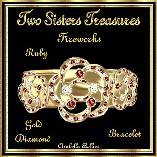 TST - FIREWORKS RUBY DIAMOND BRACELET YG