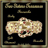 TST - FIREWORKS RUBY DIAMOND BRACELET YG