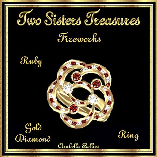 TST - FIREWORKS RUBY DIAMOND RING YG