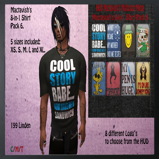 Mactavish's 8-in-1 Shirt Pack 6
