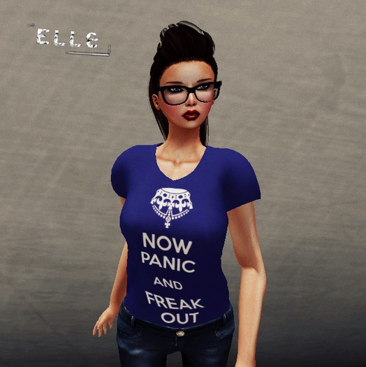 [Elle] MESH Ladies Panic T