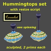 hummingtops blue-yellow incl. resize script
