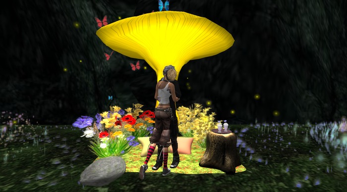 BOX PROMO FANTASY MULTI-POSE CHANGE COLOR MUSHROOM