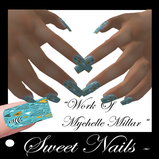 Long Nails 12 Colorful Sweet Hearts Collection 