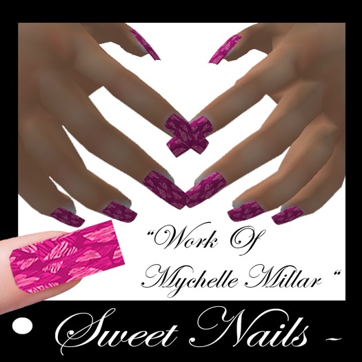 Long Nails 21 Colorful Sweet Hearts Collection 