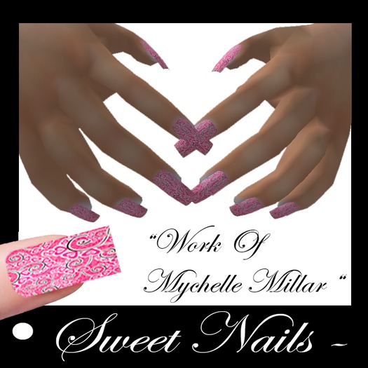 Long Nails 27 Colorful Sweet Hearts Collection 