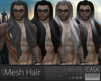 Mesh Hair Classic B & W ( Casa D)