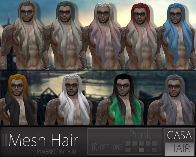 Mesh Hair Classic B & W ( Casa D)