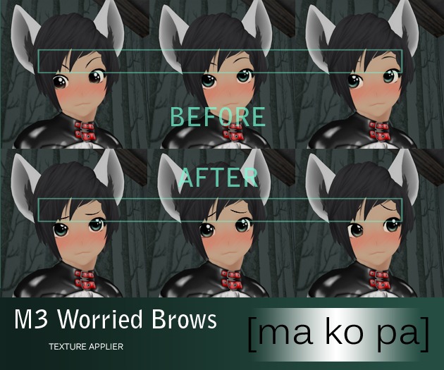 [ma ko pa] M3 Worried Brows **FREE FOR 2 WEEKS, READ DESCRIPTION**