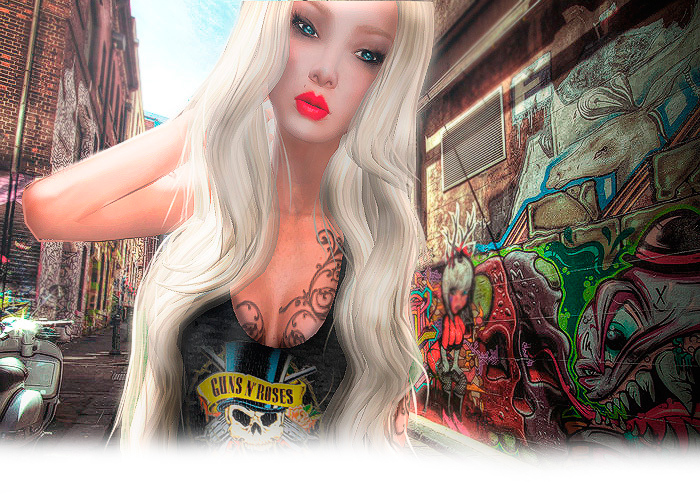 LEVEE'S - GUNS N' ROSES TANK MESH