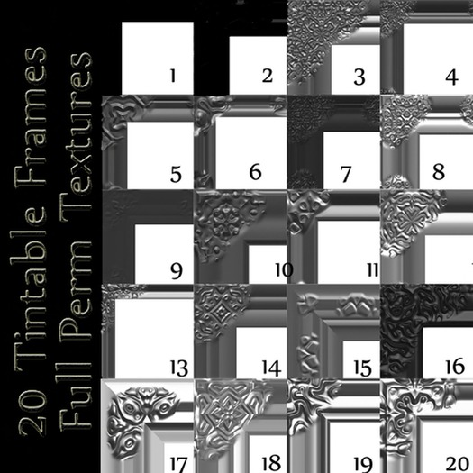 Tintable Picture Frames