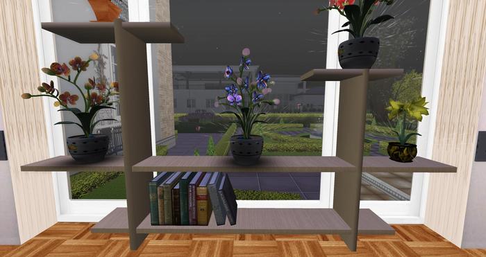 Shelf for flowers 1 (sculpt)