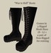 War is hell boots