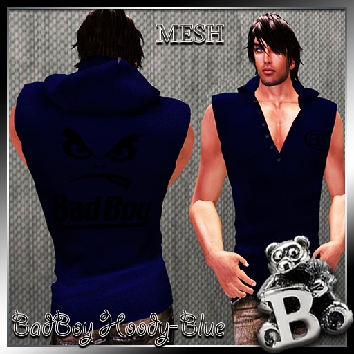 {B}BADBOY HOODY BLUE*